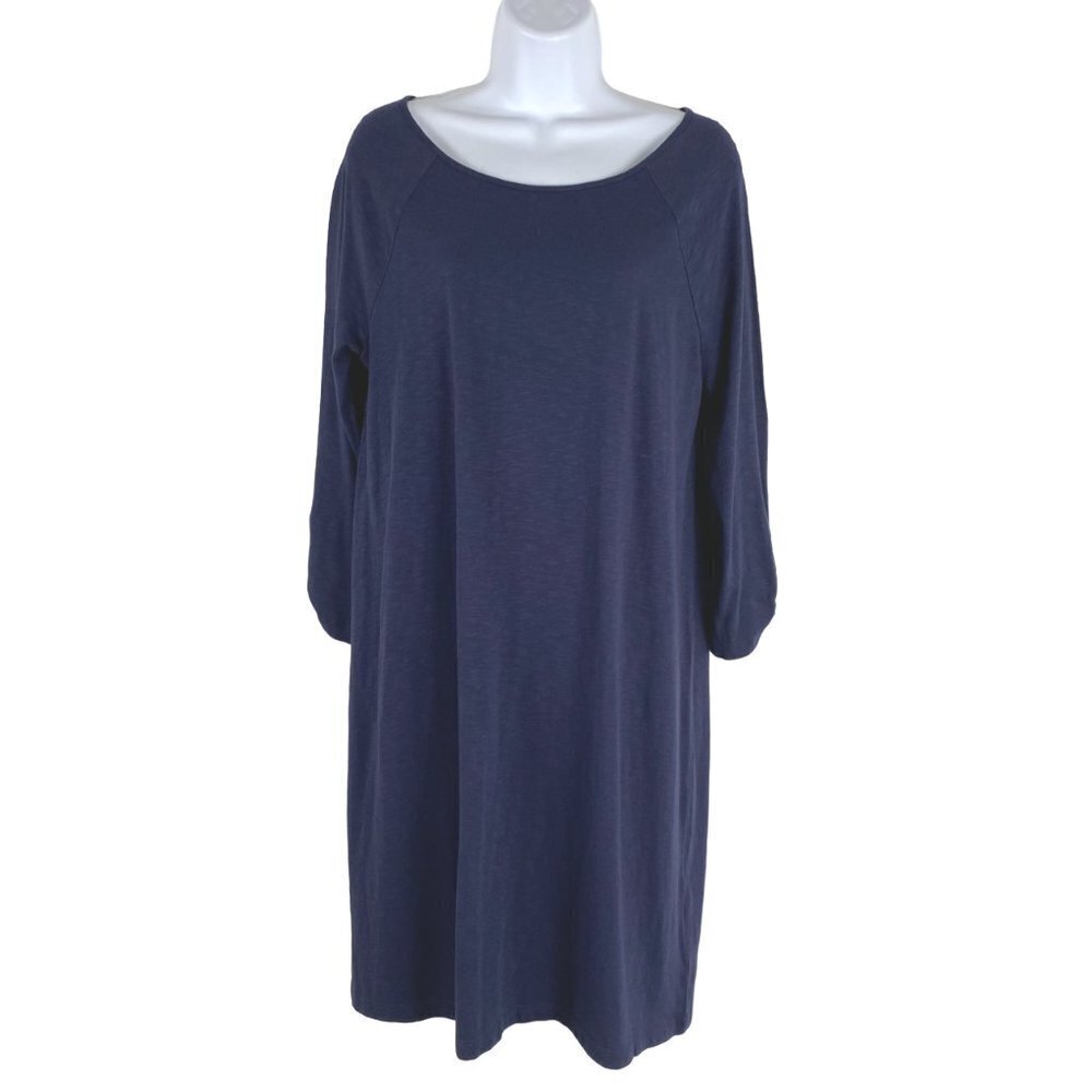 Lilly Pulitzer Surfcrest Dress Medium True Navy Blue Cotton Modal Nwt Dr-1355
